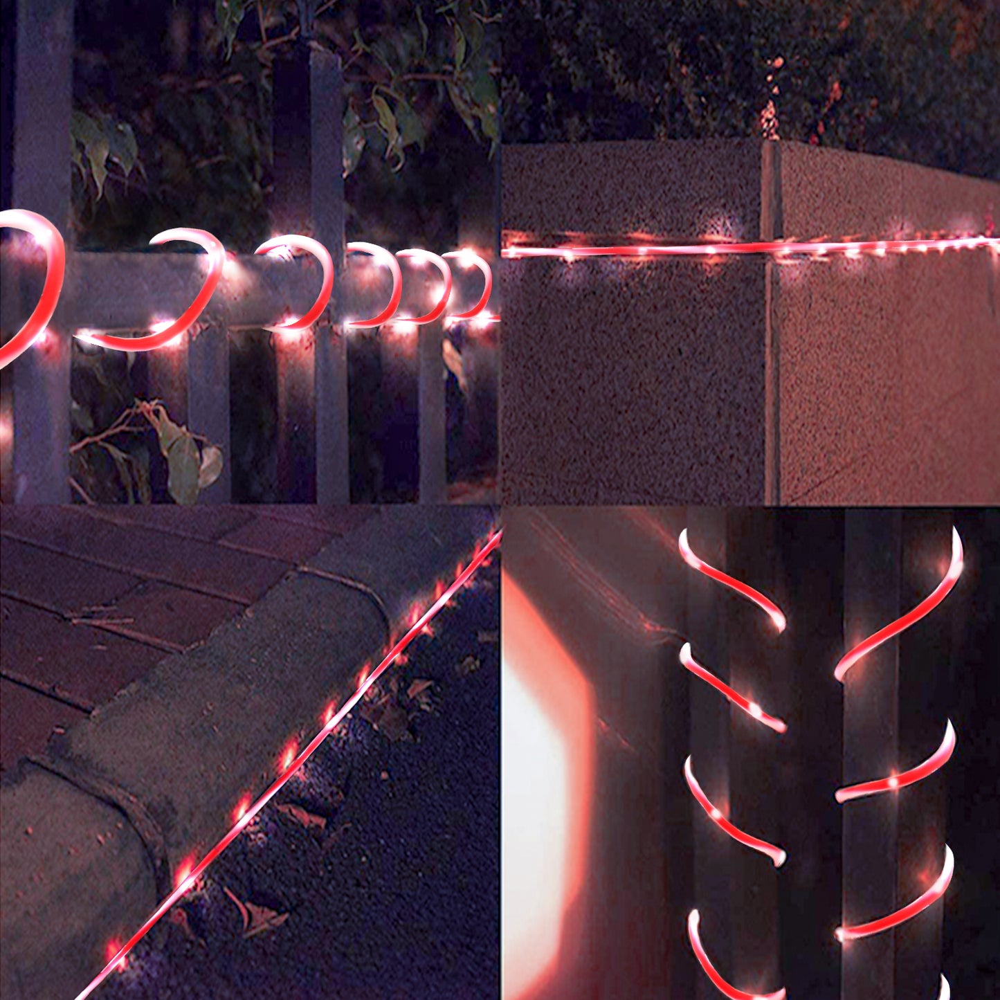 Candy colored LED string light solar tube