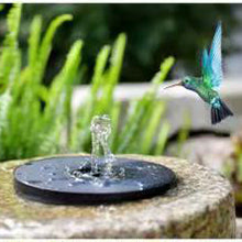 Solar fountain pool, bird bathtub, fountain